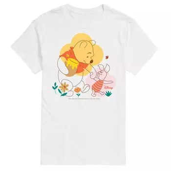 Футболка с рисунком Винни-Пуха «Большой и высокий Пух и поросенок» от Disney Licensed Character