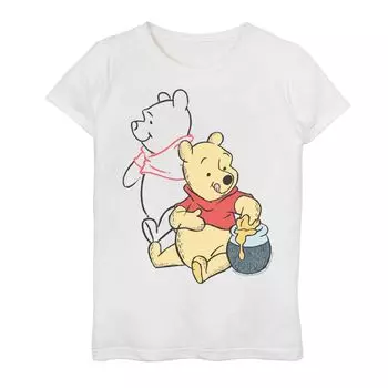 Футболка с рисунком Винни-Пуха для девочек 7–16 лет от Disney's Disney