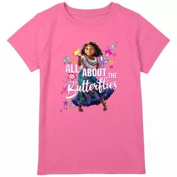 Футболка с рисунком «Все о бабочках» для девочек 8–20 лет Disney's Encanto Mirabel Disney