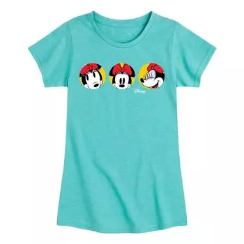 Футболка с рисунком в горошек для девочек 7–16 лет Disney's Minnie Mouse Licensed Character