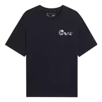 Футболка с рисунком в стиле «противоток» Li-Ning, черный