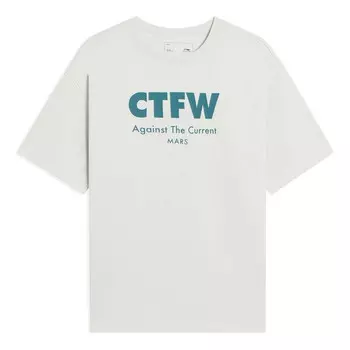 Футболка с рисунком в стиле «противоток» Li-Ning, белый