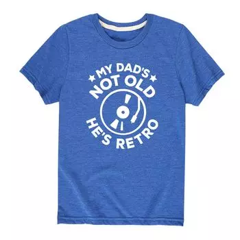 Футболка с рисунком в стиле ретро для мальчиков 8–20 лет Dad's Not Old He's Retro Licensed Character