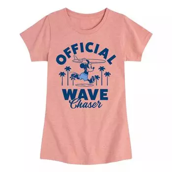 Футболка с рисунком Wave Chaser Surf для девочек 7–16 лет Disney's Licensed Character