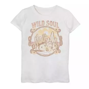 Футболка с рисунком Wild Soul Galloping для девочек 7–16 лет Licensed Character