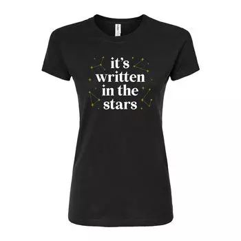 Футболка с рисунком «Written In The Stars» для юниоров Licensed Character, черный