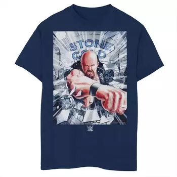 Футболка с рисунком WWE Stone Cold для мальчиков 8–20 лет Licensed Character