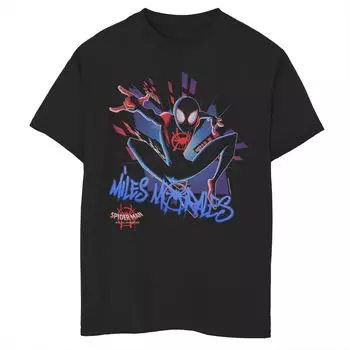 Футболка с рисунком взрыва Spidey Spider-Verse для мальчиков 8–20 лет Licensed Character
