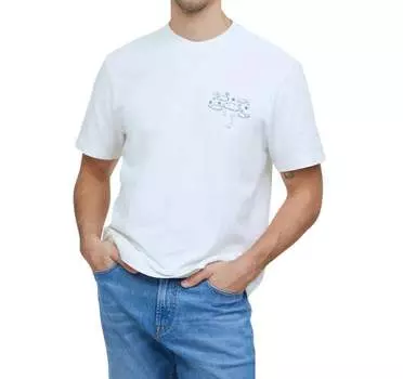 Футболка с рисунком X Mark Neeley белого цвета Madewell