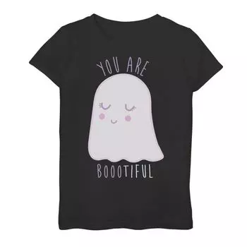 Футболка с рисунком «You Are Boootiful Ghost» для девочек 7–16 лет на Хэллоуин Licensed Character