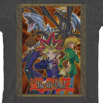 Футболка с рисунком Yu Gi Oh для мальчиков 8–20 лет Licensed Character