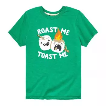 Футболка с рисунком зефира для мальчиков 8–20 лет Roast Me Toast Me Licensed Character