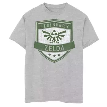 Футболка с рисунком Zelda Legendary Shield для мальчиков 8–20 лет Licensed Character