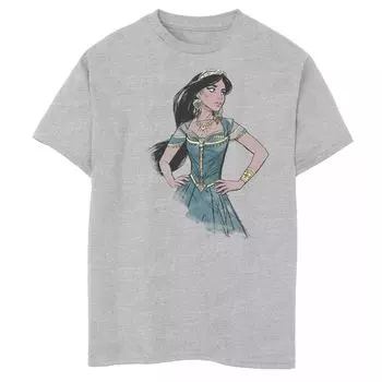 Футболка с рисунком «Жасмин Поза» для мальчиков 8–20 лет от Disney's Aladdin Disney