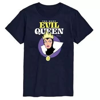 Футболка с рисунком Злодеи Диснея Big & Tall Evil Queen License, синий