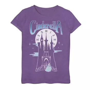 Футболка с рисунком «Золушка» Disney для девочек 7–16 «Stroke Of Midnight Castle» Disney