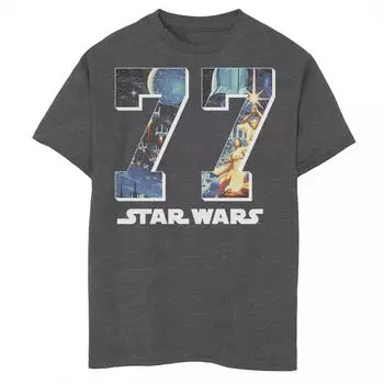 Футболка с рисунком «Звездные войны 77» для мальчиков 8–20 лет Star Wars