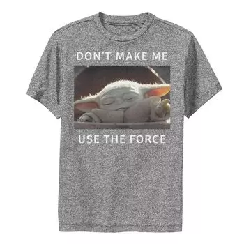 Футболка с рисунком «Звездные войны» для мальчиков 8–20 лет, известная как Baby Yoda Force Meme Quote Star Wars