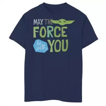 Футболка с рисунком «Звездные войны: Мандалорец с тобой» для мальчиков 8–20 лет Star Wars