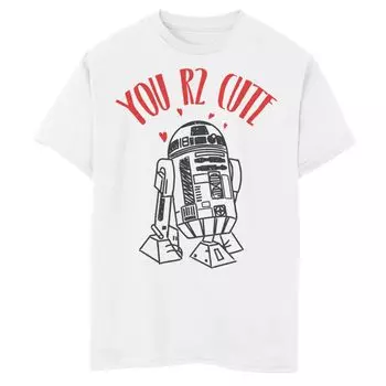 Футболка с рисунком «Звездные войны R2-D2» для мальчиков 8–20 лет «Ты слишком милая» Star Wars