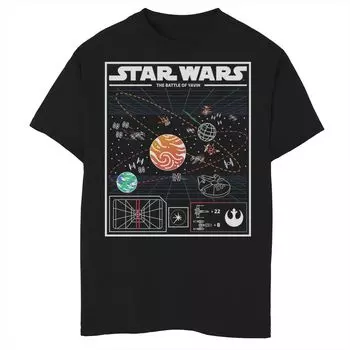 Футболка с рисунком «Звездные войны Явин: Великое время» для мальчиков 8–20 лет Star Wars