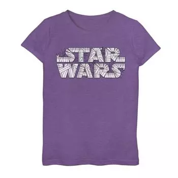Футболка с рисунком звезды и логотипом Star Wars для девочек 7–16 лет Star Wars
