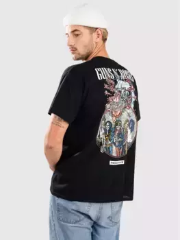 Футболка с роботом Primitive, черный