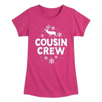 Футболка с рождественским рисунком Cousin Crew для девочек 7–16 лет Licensed Character