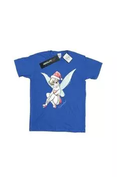Футболка с рождественской феей Тинкербелл Disney, синий