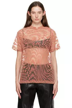 Футболка с розовой звездой Mugler