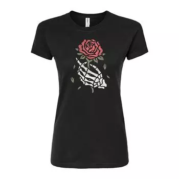 Футболка с розовым узором для юниоров Skeleton Hand Licensed Character