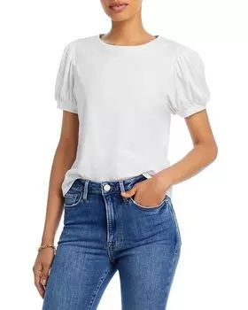 Футболка с рукавами-фонариками Matcha PAIGE, белый