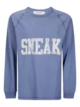 Футболка с рукавами реглан GOLDEN GOOSE, синий