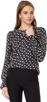 Футболка с рукавами Sweet Dreams Dotty Femme NIC+ZOE, цвет Black Multi