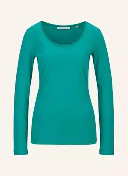 Футболка с рукавом 1/1 и закругленной кромкой TRUSTED HANDWORK, бирюзовый