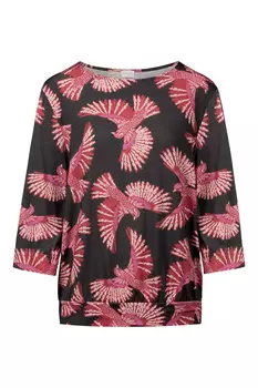 Футболка с рукавом 3/4 серии «Летящая птица» Mey, серый