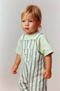 Футболка с рукавом реглан ZARA, зеленый