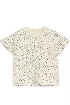 Футболка с рюшами Arket, белый