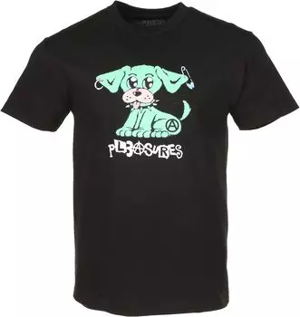 Футболка с рюшами Pleasures, черный