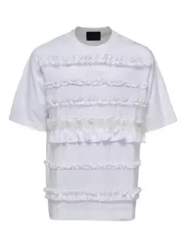 Футболка с рюшами Simone Rocha, белый