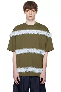 Футболка с рюшами Simone Rocha, мультиколор