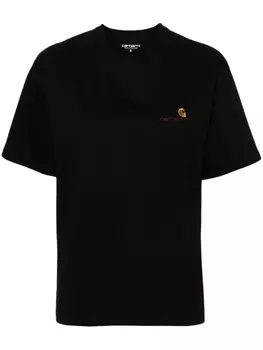 Футболка S/S American Script Carhartt WIP, черный