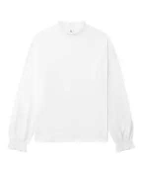 Футболка S с длинными рукавами и логотипом бюстгальтера Random Identities, белый