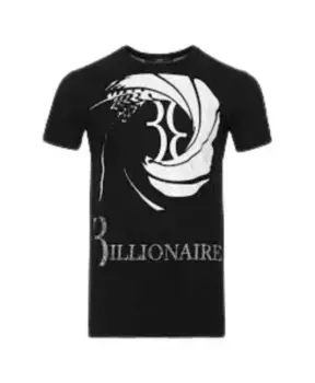 Футболка S с логотипом Billionaire, черный