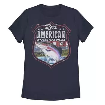 Футболка с щитком для юниоров Reel American Pastime Leaping Fish