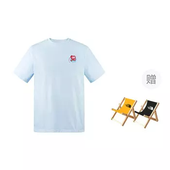 Футболка с сердцем унисекс The North Face, синий