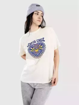 Футболка с сердечками спереди Santa Cruz, белый