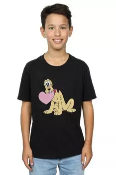 Футболка с сердечком «Плутон» Disney, черный