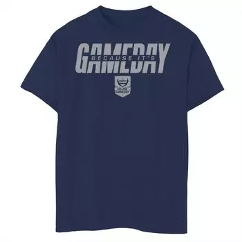 Футболка с серебряным логотипом ESPN GameDay для мальчиков 8–20 лет, потому что это GameDay Licensed Character
