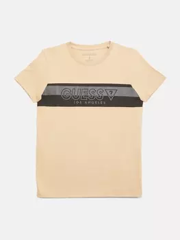 Футболка с сетчатым логотипом (7–16) Guess Factory, цвет G118